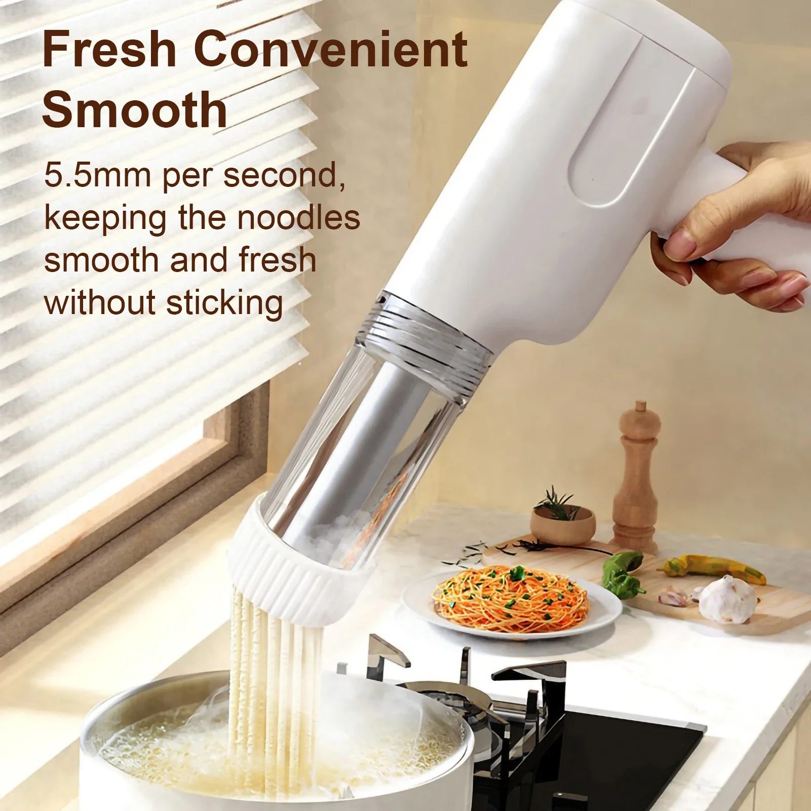 Pasta Machine Electric - Автоматическая электрическая зарядка, беспроводная ручная машина