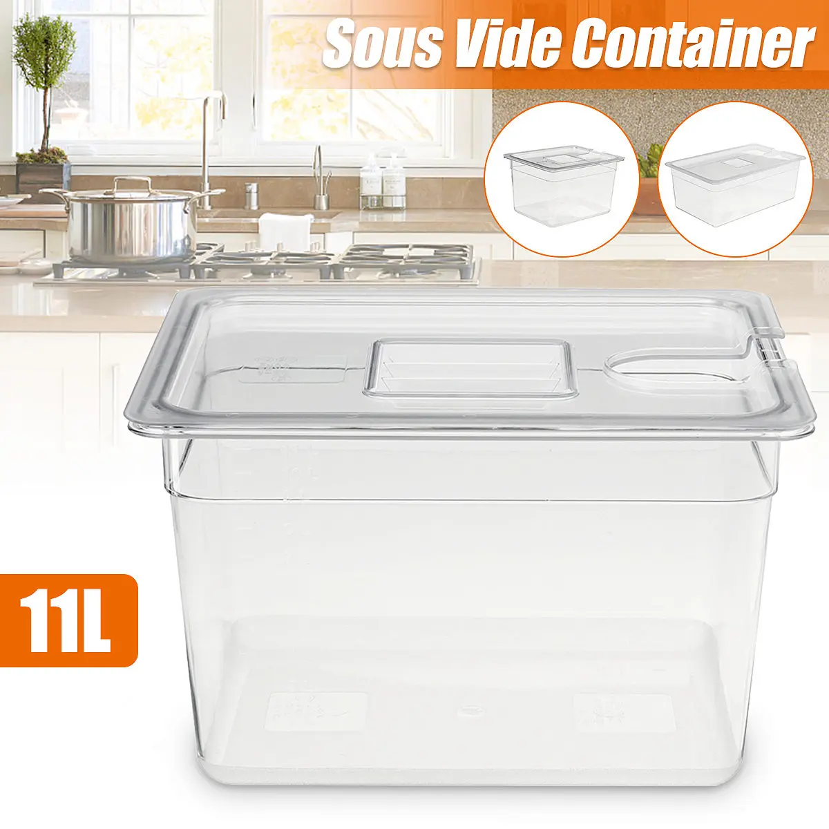 Sous Vide Immersion - Контейнер Sous Vide 6л 11л, резервуар
