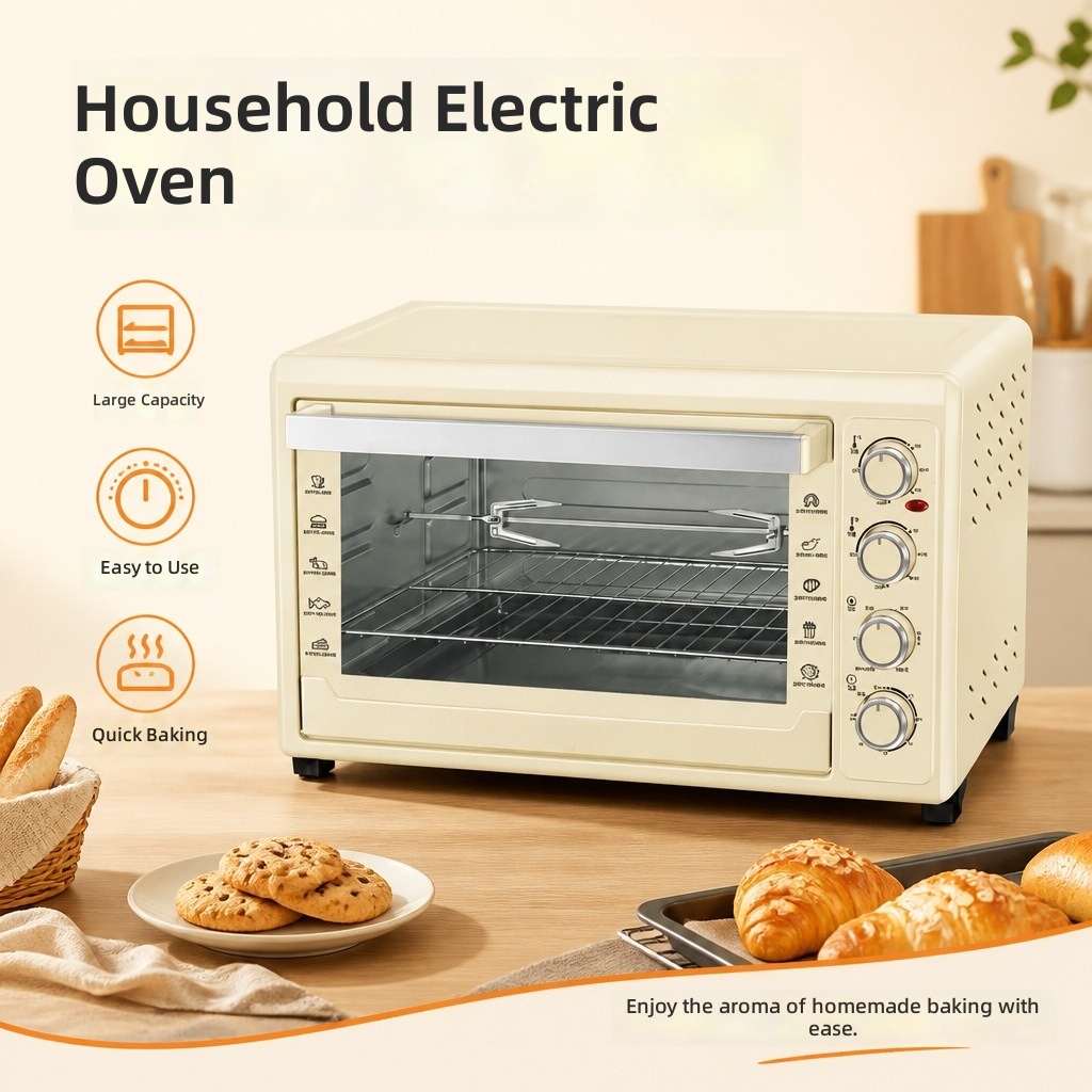 Kitchen Appliances Gift Ideas - Электрическая духовка 60 л, 4-уровневая печь
