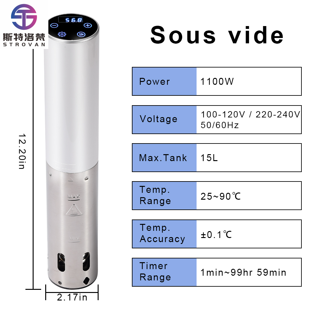 STLF Accu Slim Плита Sous Vide – обзор и цена Sous Vide Immersion