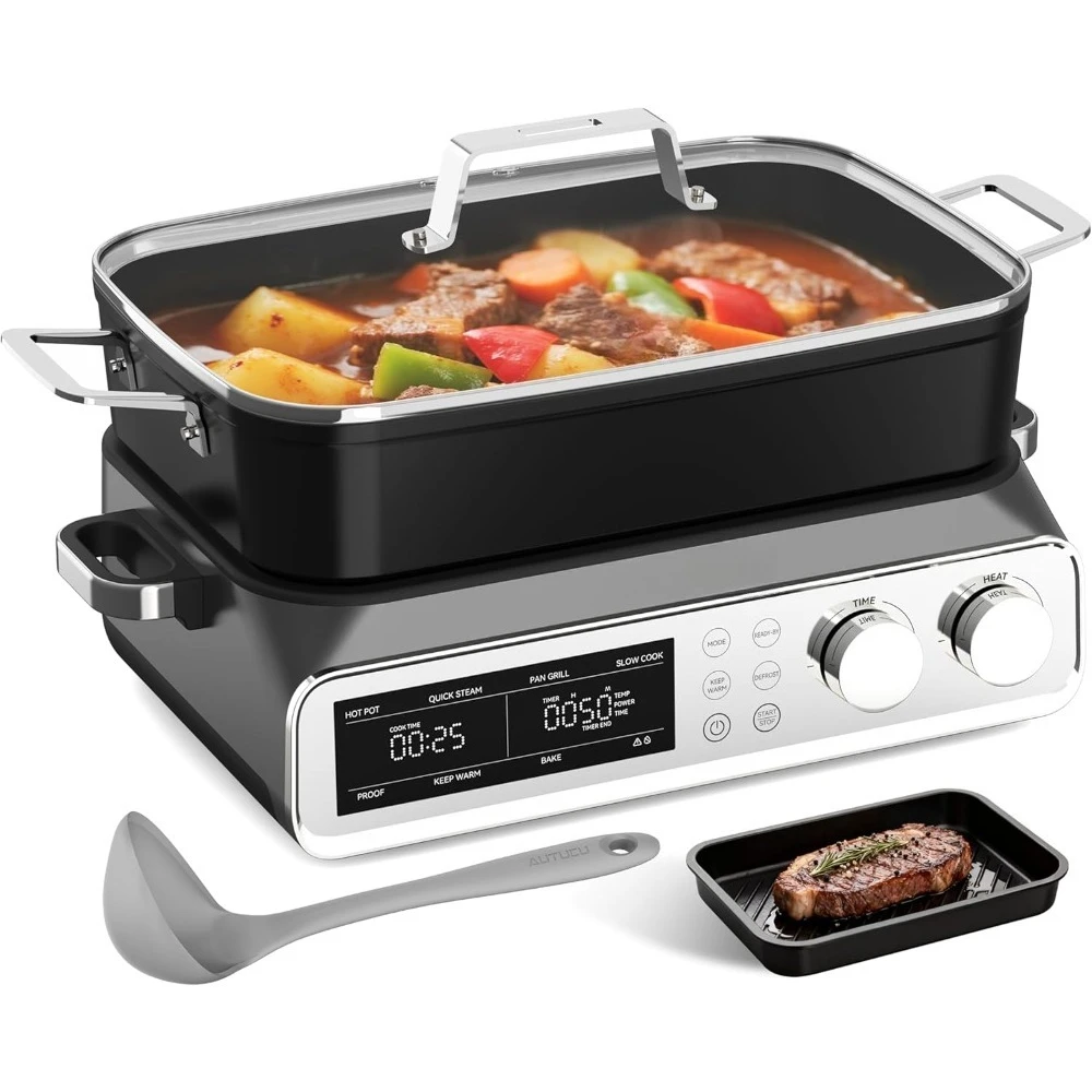 Мультиварка-скороварка с прогр – обзор и цена Slow Cooker Ceramic