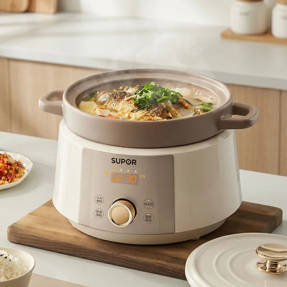 4л керамическая бытовая электр – обзор и цена Slow Cooker Ceramic